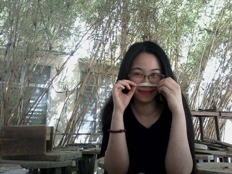 Nguyễn Nhật Linh - tác giả của mô hình ngôi trường phù thuỷ Hogwarts.