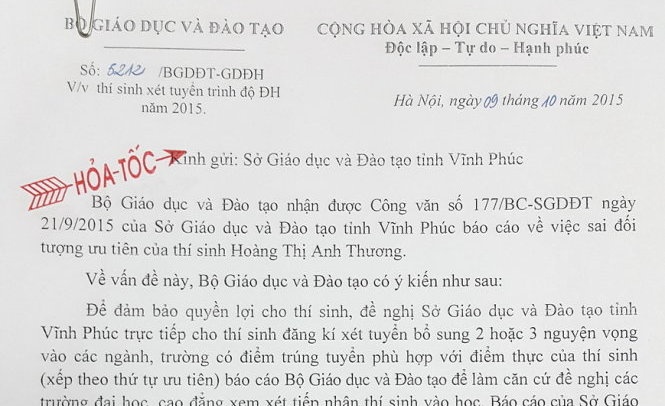 Truong 'hieu sai cau chu', them mot thi sinh rot oan hinh anh