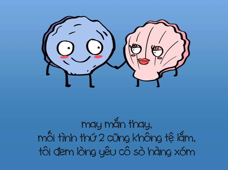 Chuyện con trai được minh họa hài hước bởi nhóm họa sĩ online Lê Bích bụng phệ thu hút sự quan tâm của dân mạng. Hầu hết, mỗi chàng trai đều có một mối tình đầu sâu sắc. Ai cũng thầm hứa, sẽ mang đến cho cô gái của mình hạnh phúc suốt đời. 