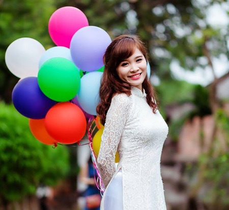 Không chỉ học giỏi, cô bạn còn tích cực tham gia nhiều hoạt động ngoại khóa.