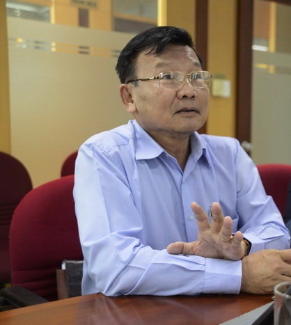 Ông Văn Đức Mười, phó chủ nhiệm CLB các doanh nghiệp dẫn đầu , Tổng giám đốc Công ty Vissan.