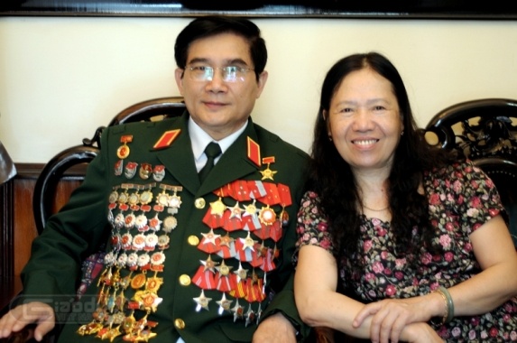 Tướng Lê Mã Lương và vợ Lê Thị Bích Đào. Ảnh: GDVN.