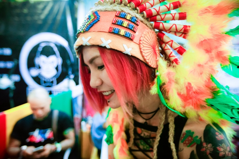 co gai xam hinh Doraemon anh 1