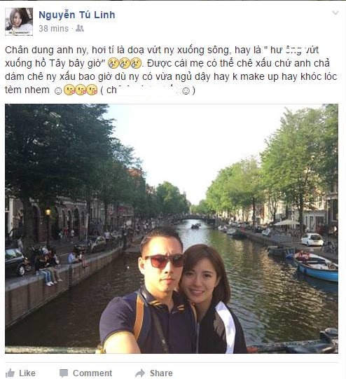 hot girl Tu Linh co ban trai anh 1