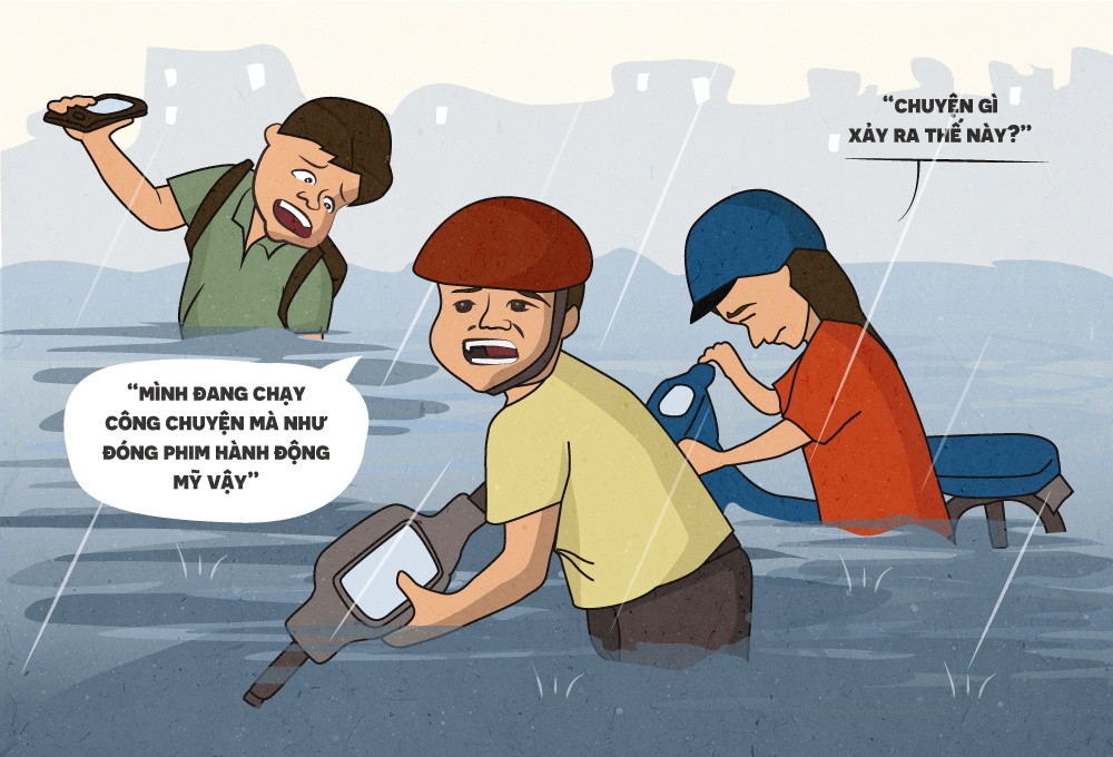 ngập nặng sau mưa lớn Sài Gòn ảnh 1 ngap nang sau mua lon Sai Gon anh 1