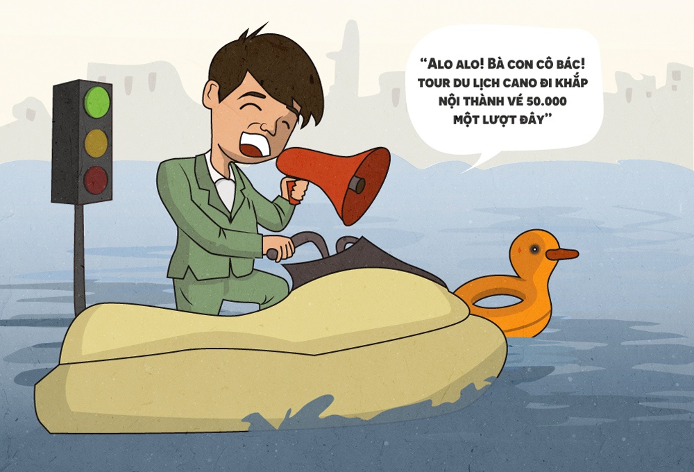 ngập nặng sau mưa lớn Sài Gòn ảnh 5 ngap nang sau mua lon Sai Gon anh 5