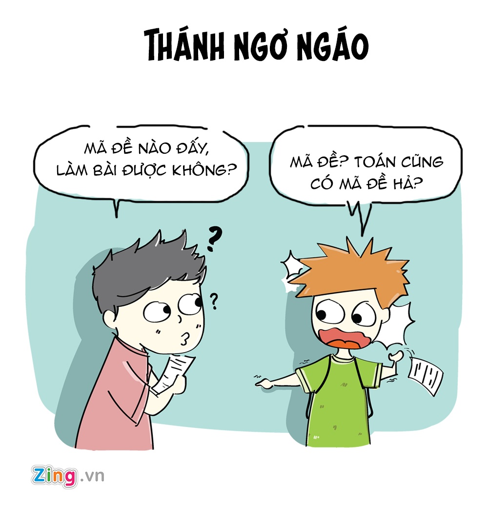 cac kieu thi sinh sau khi thi anh 2