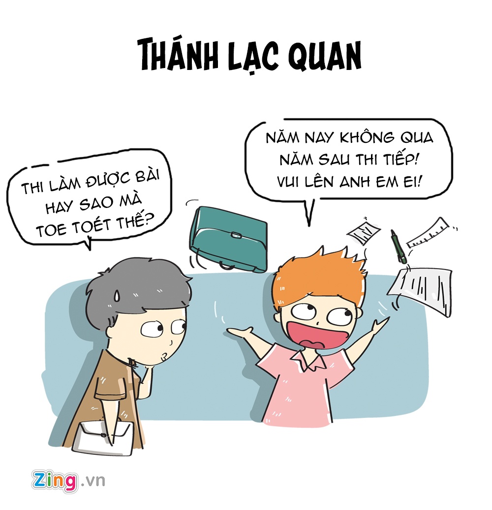 cac kieu thi sinh sau khi thi anh 4