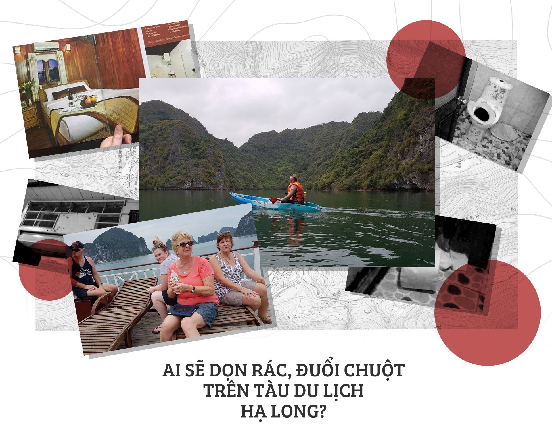 tàu rác ở Hạ Long ảnh 1 tau rac o Ha Long anh 1