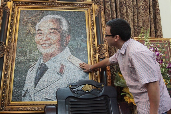 Ngay sinh nhat binh di tai nha Dai tuong Vo Nguyen Giap hinh anh