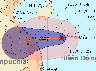 Bao so 8 do bo vao cac tinh mien Trung hinh anh
