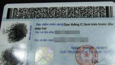 Bo ghi ho ten cha va me tren chung minh nhan dan hinh anh