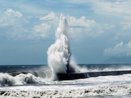 Sieu bao Usagi vao bien Dong, giat tren cap 17 hinh anh