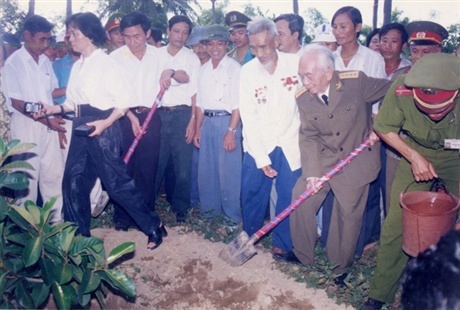 Lan cuoi cung ve tham que cua Dai tuong Vo Nguyen Giap hinh anh