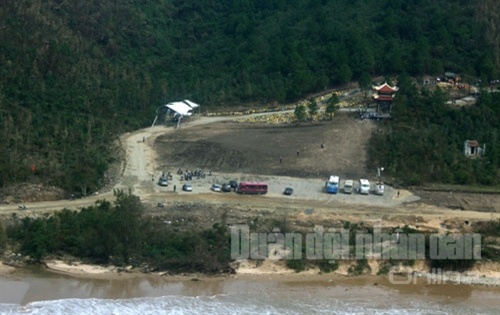 Noi Dai tuong an nghi nhin tu truc thang hinh anh