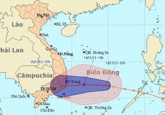 Ap thap moi gay mua keo dai o Trung va Nam bo tu chieu nay hinh anh