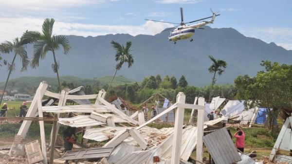 Dong dat o thuy dien Song Tranh 2 hinh anh