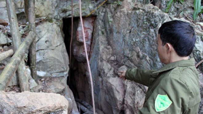 Cong an xa bo mang vi vang hinh anh