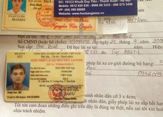 Moi nguoi chi duoc cap mot giay phep lai xe hinh anh