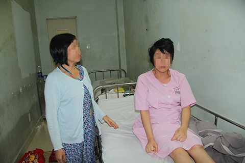 Ga dan ong bi an vu bat coc tre o benh vien hinh anh