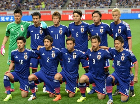 Đội tuyển Nhật tham dự World Cup 2014.