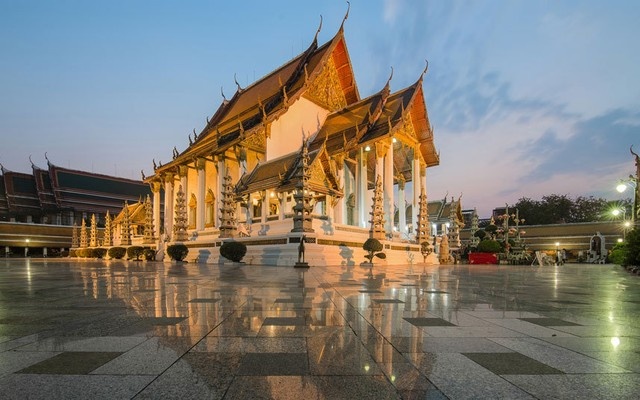 6. Bangkok: Giá phòng trung bình là 51 Bảng Anh (khoảng 1,67 triệu đồng), giảm 15%.