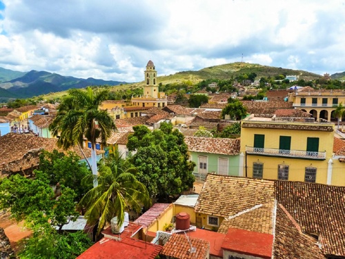 Một góc thành phố Trinidad cổ kính, viên ngọc của Cuba.