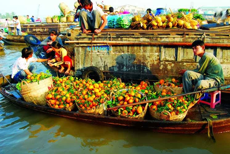 Cho Cai Rang thuoc Top 6 khu cho noi nhon nhip nhat the gioi hinh anh