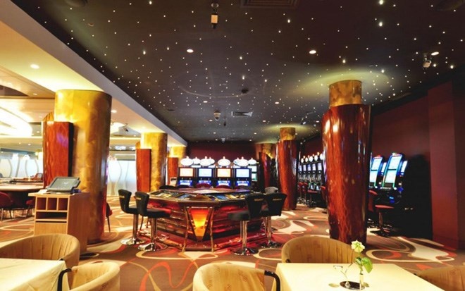 Đây là sòng bài tráng lệ Casino du Liban ở Lebanon.