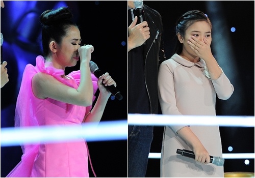 Hot girl The Voice khoc khi bi bat phai dau voi Hoang Ton hinh anh