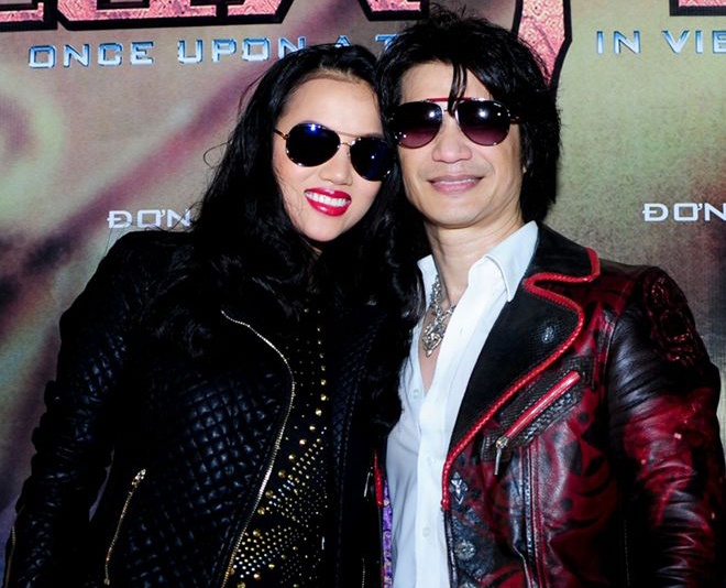 Dustin Nguyen lan dau cong khai vo moi hinh anh