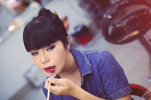 Cindy Thai Tai mat gon, dang thon nho giam gan 10kg hinh anh