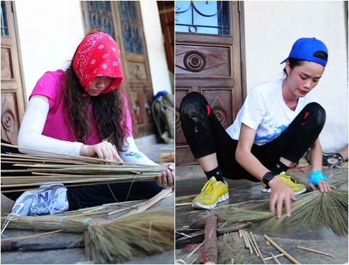 Thi sinh 'Cuoc dua ky thu' dang yeu khi lam choi hinh anh