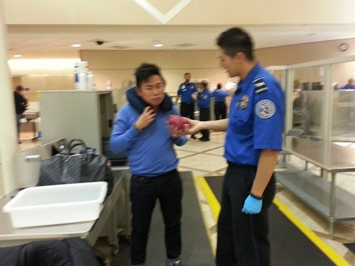 Nghe si Hoai Tam bi an ninh tra xet vi... trai thanh long hinh anh