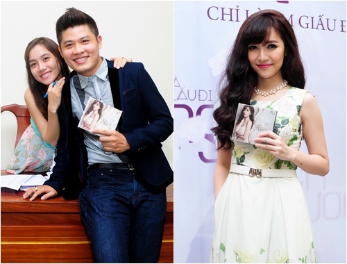 Vo chong Nguyen Van Chung mung Bui Bich Phuong ra album hinh anh