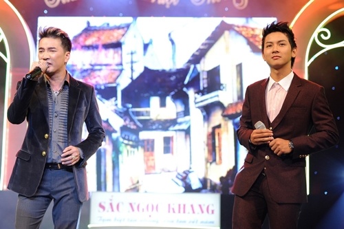 Mr Dam hat nhac sen cung con trai Hoai Linh hinh anh