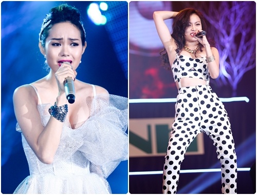 Minh Hang do do nong bong cung Hoang Thuy Linh hinh anh