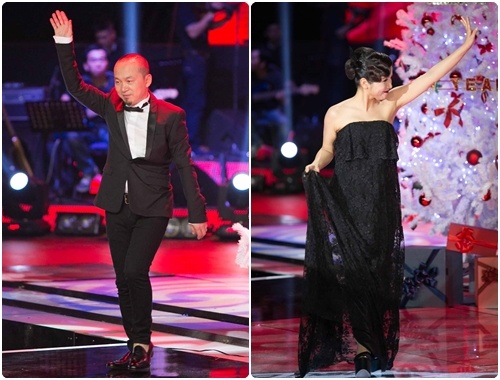 Phan ung manh cua Quoc Trung - My Linh ve ket qua The Voice hinh anh
