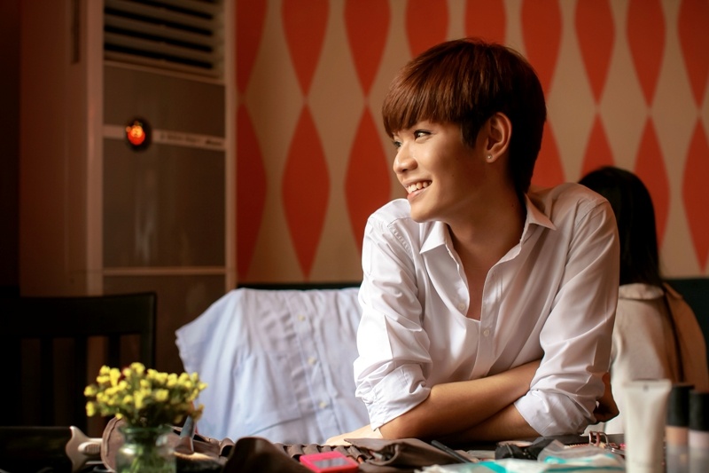 Dao Ba Loc dep... nu tinh trong MV moi hinh anh