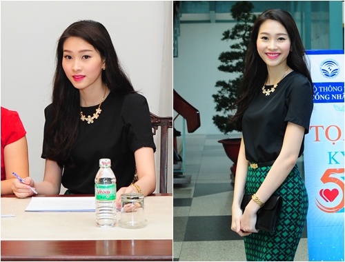 Hoa hau Dang Thu Thao rang ro du an mac gian di hinh anh