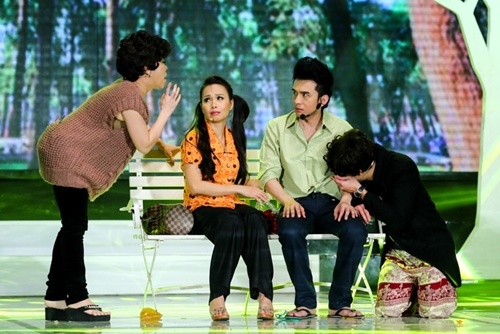 Dan Truong pha doi tinh nhan Tran Thanh, Viet Huong hinh anh