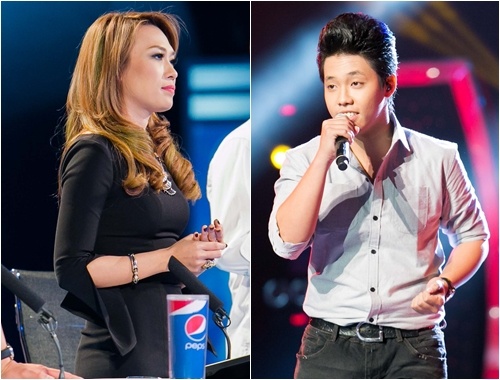 Chang trai nho tuoi nhat Vietnam Idol bat khoc khi duoc cuu hinh anh