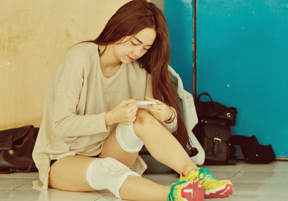 Minh Hang bam dap khi tap nhay hinh anh