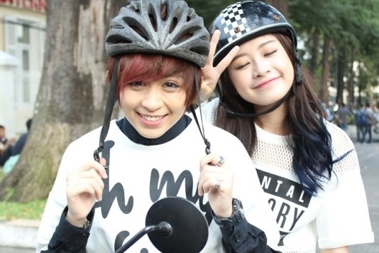 Chi Pu, Gil Le quan quyt khi quay hinh MV hinh anh