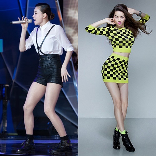 Hồ Ngọc Hà luôn được ca ngợi bởi vóc dáng đẹp cùng đôi chân dài tuyệt mỹ.