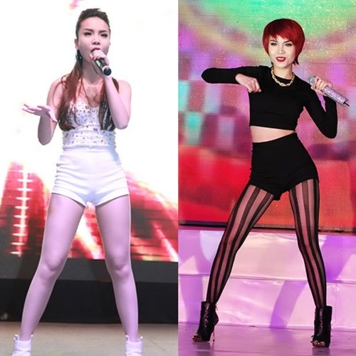 Chiều cao hạn chế nhưng Yến Trang lại may mắn sở hữu đôi chân dài so với tỷ lệ cơ thể.