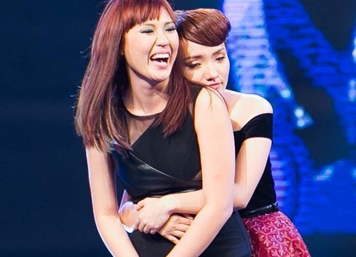 Nhat Thuy vuot mat Phuong Linh ngoan muc de vao top 3 Idol hinh anh