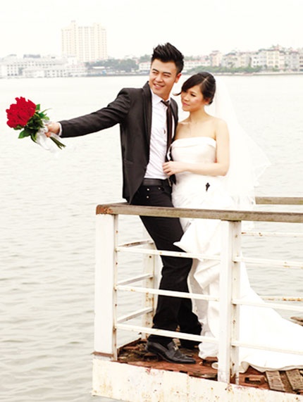 Đám cưới của anh và Thanh Huyền từng gây xôn xao dư luận.