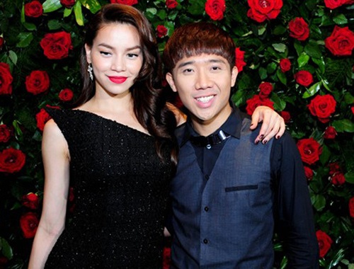 Tran Thanh mot minh toi chuc mung Ha Ho ra album moi hinh anh