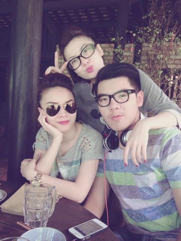 Yến Trang dồn hết tình cảm cho cậu em trai út.